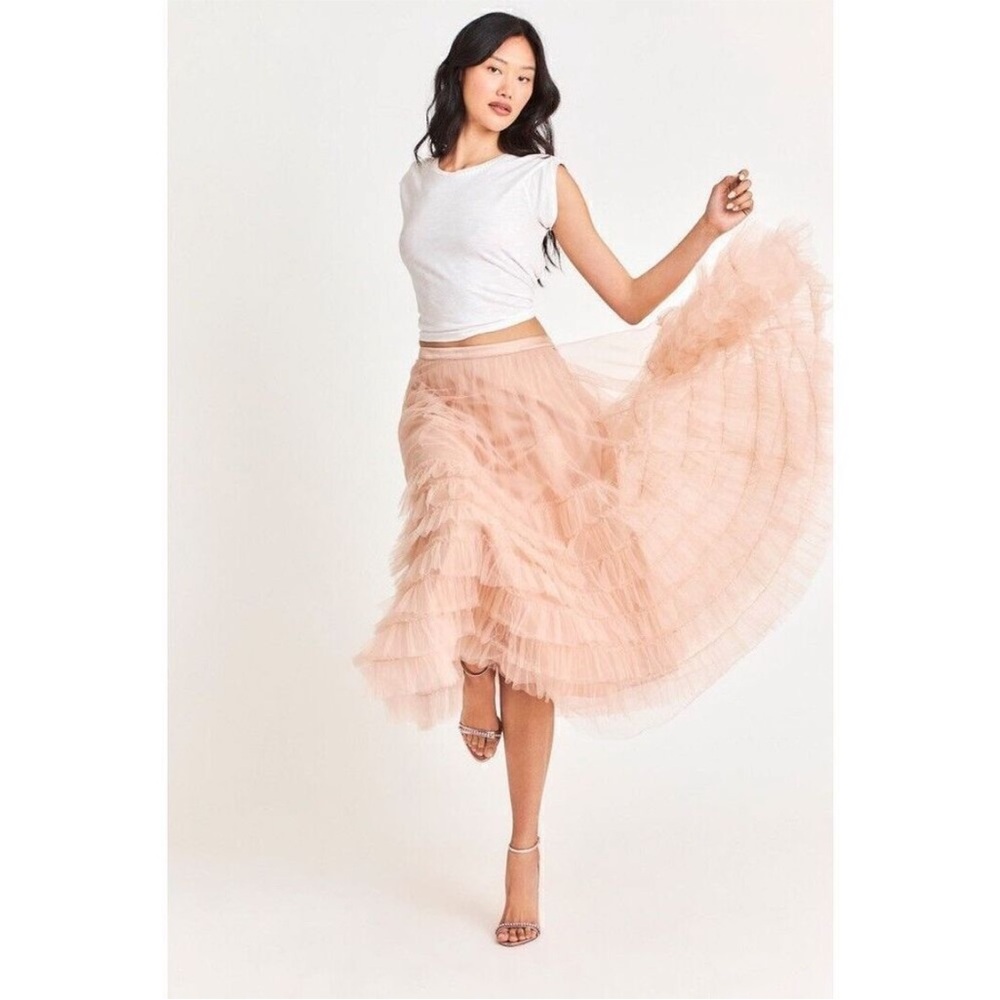 LOVESHACKFANCY TULLE SKIRT - Picture 6 of 10